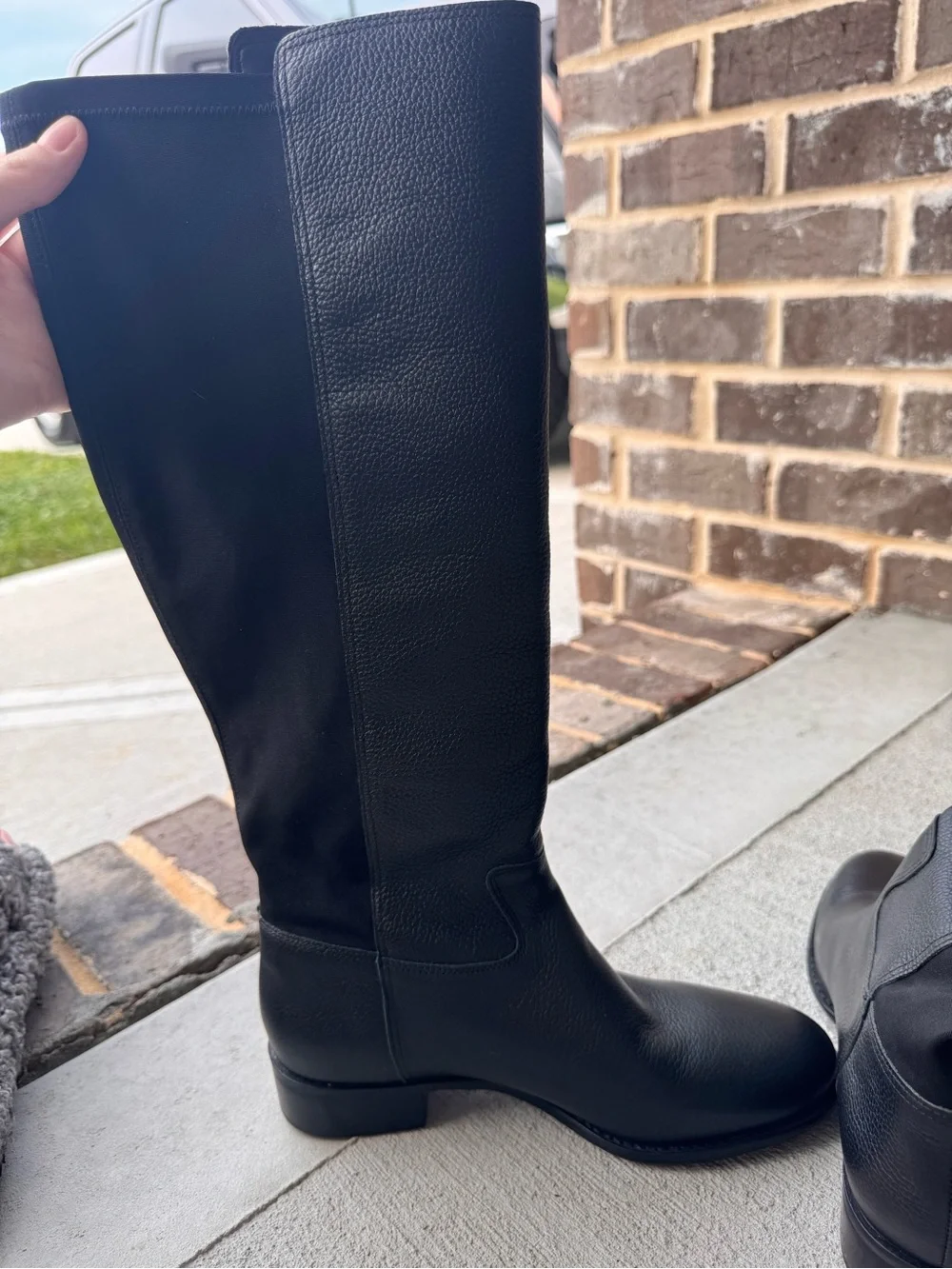 Talbots Like New Classic Black Knee-High Riding Boots - Women's